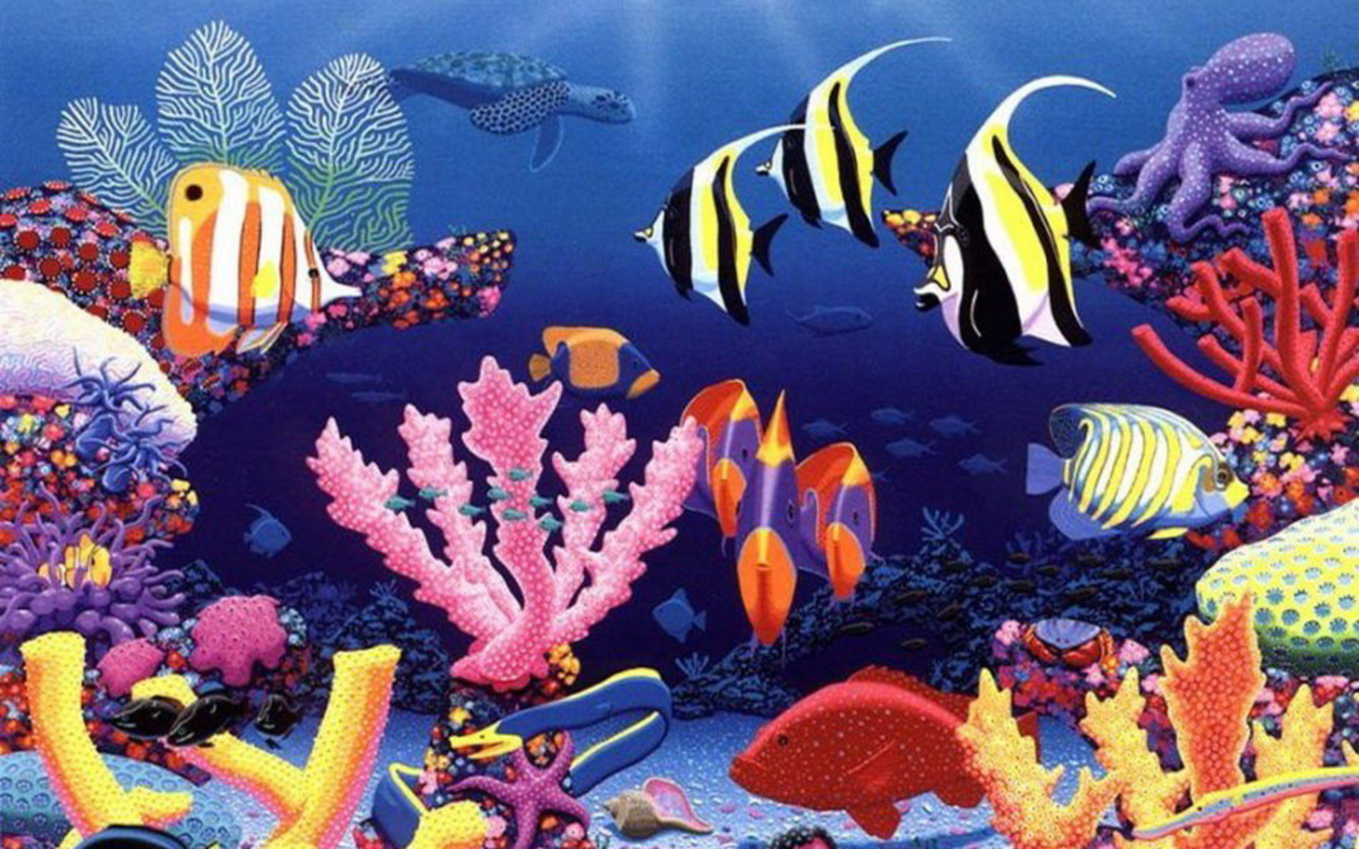 , Underwater Fish Wallpaper - Fish Under The Water , HD Wallpaper & Backgrounds