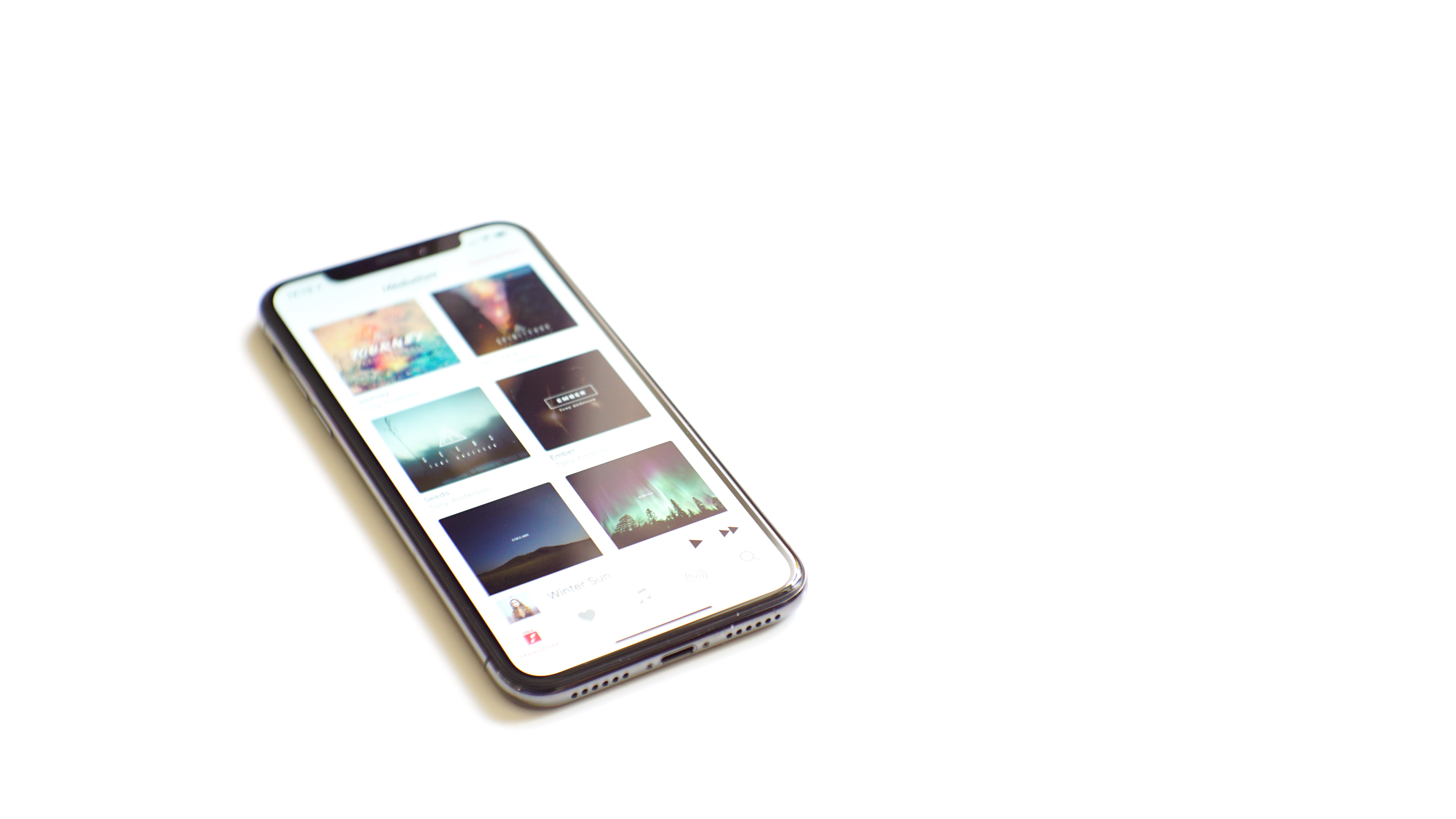 Iphone X In White Background , HD Wallpaper & Backgrounds