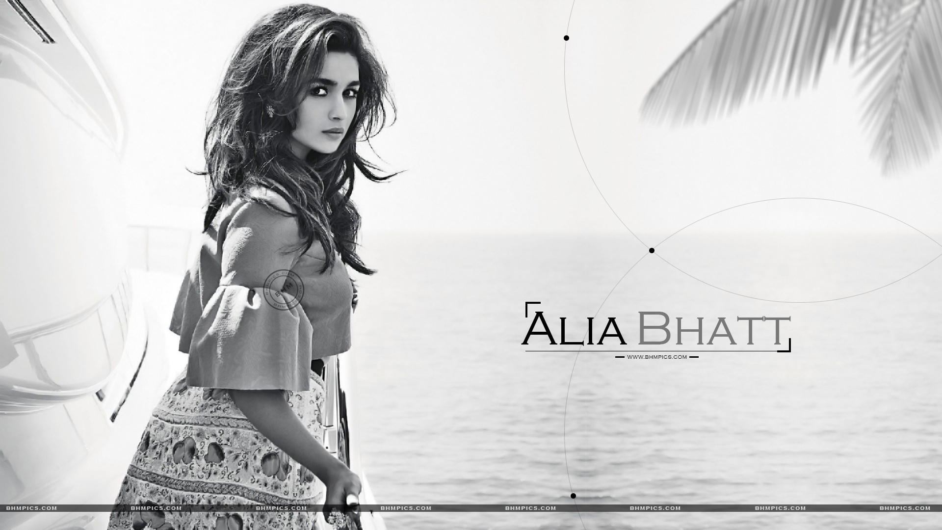 Alia Bhatt Black And White Hd , HD Wallpaper & Backgrounds