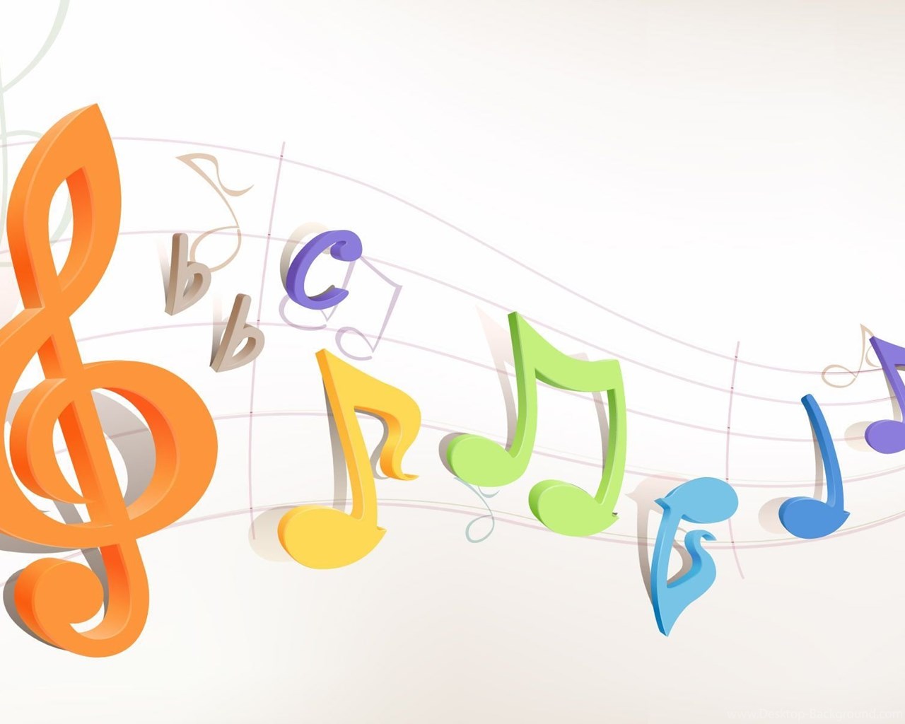 Widescreen - Musical Note Wallpapers 3000 X 2000 , HD Wallpaper & Backgrounds