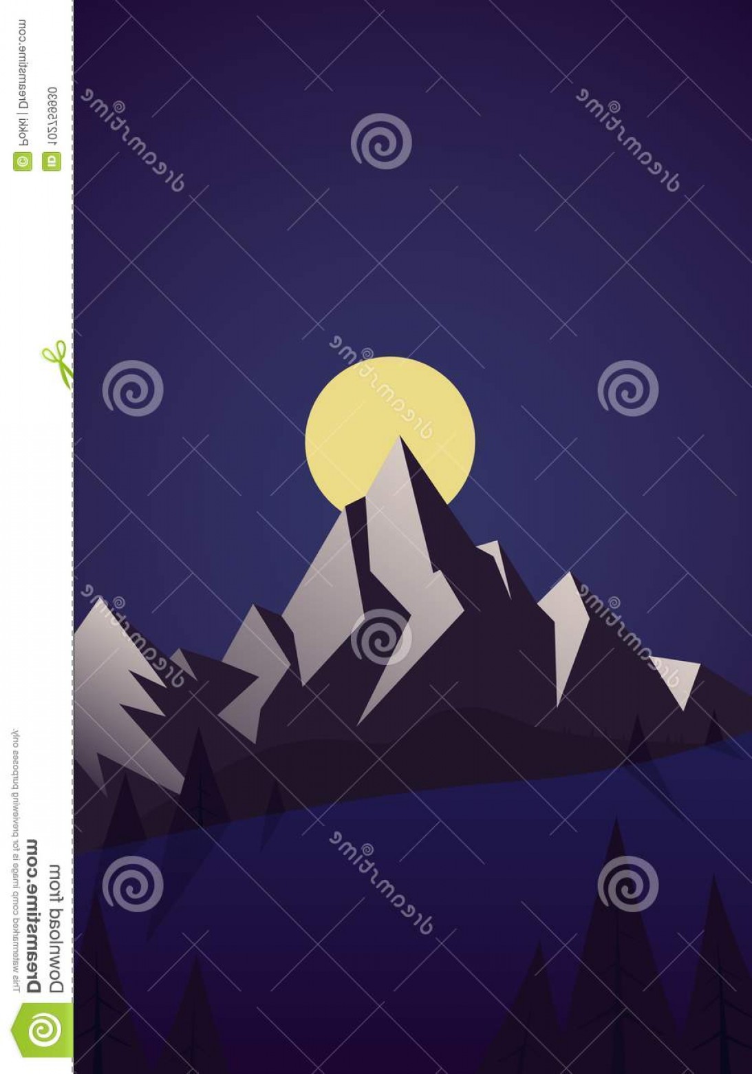 Dark Hills Vector - Illustration , HD Wallpaper & Backgrounds