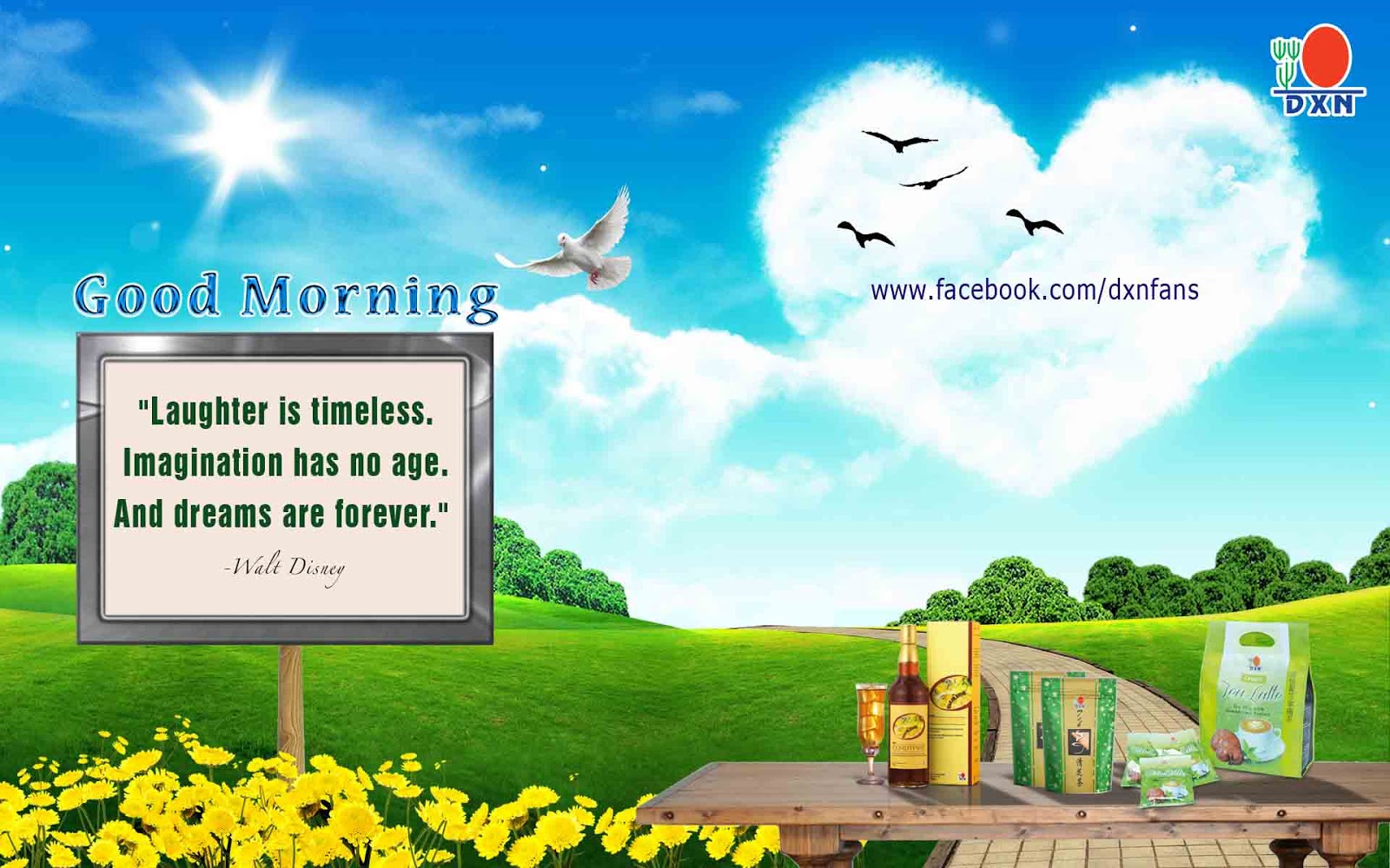 Welcome To The Dxn Fans Blog Good Morning Dxn - Beautiful Nature Heart , HD Wallpaper & Backgrounds