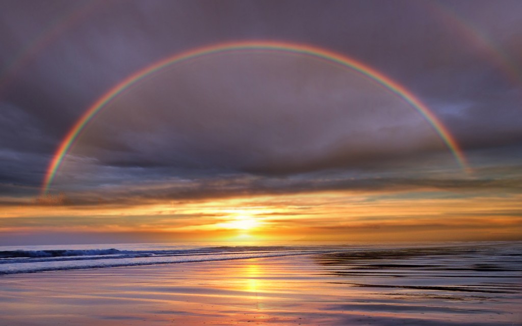 Hd Wallpapers 1080p - Beautiful Rainbows , HD Wallpaper & Backgrounds