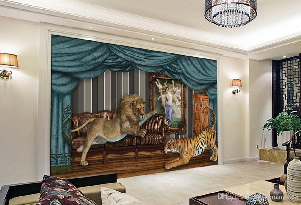 3d Wallpaper Mural Custom Luxury Gold Wallpaper For - Tv Background Designs , HD Wallpaper & Backgrounds
