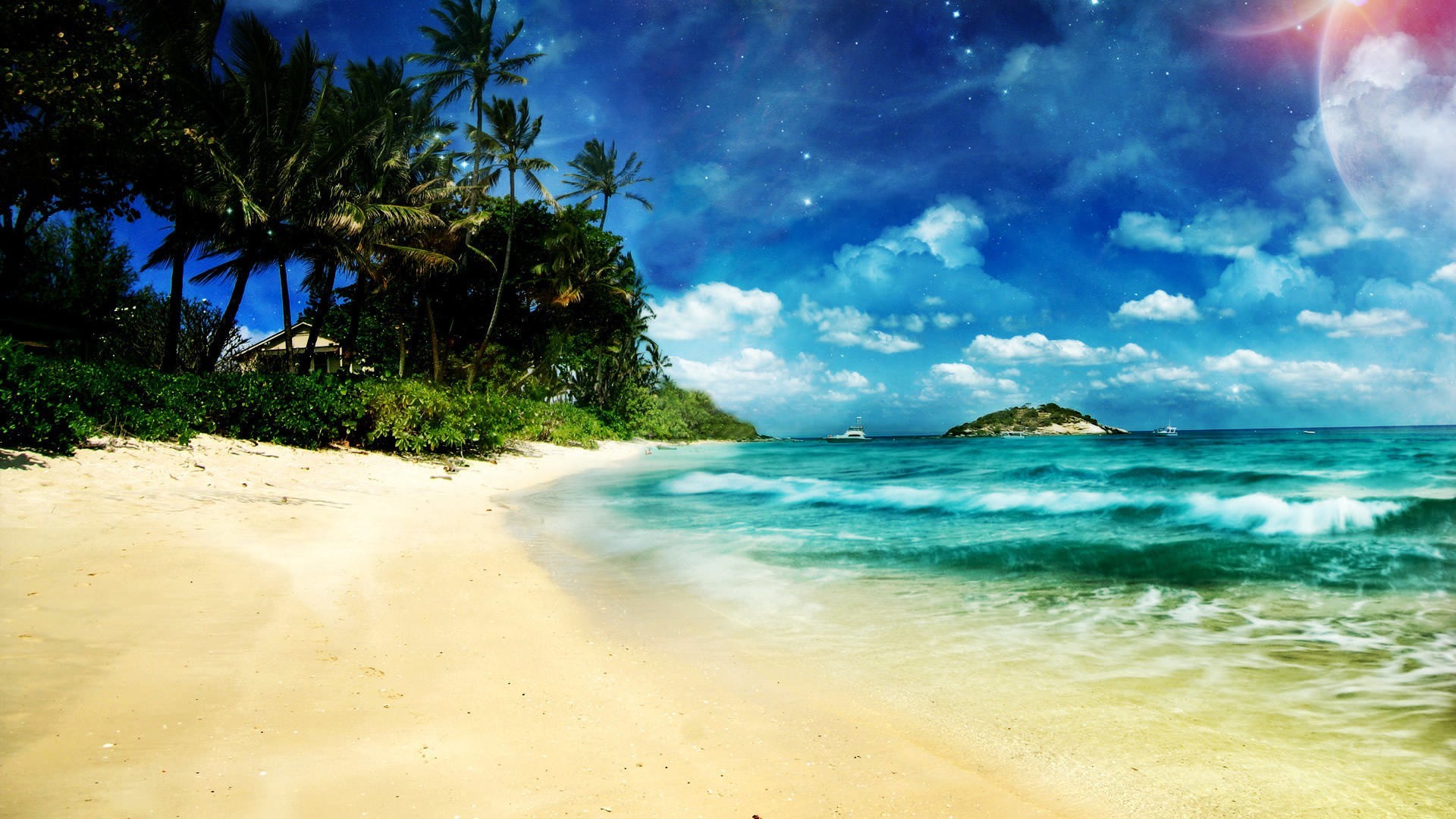 Best Summer Wallpapers Background Image - Cool Beach Background Hd , HD Wallpaper & Backgrounds