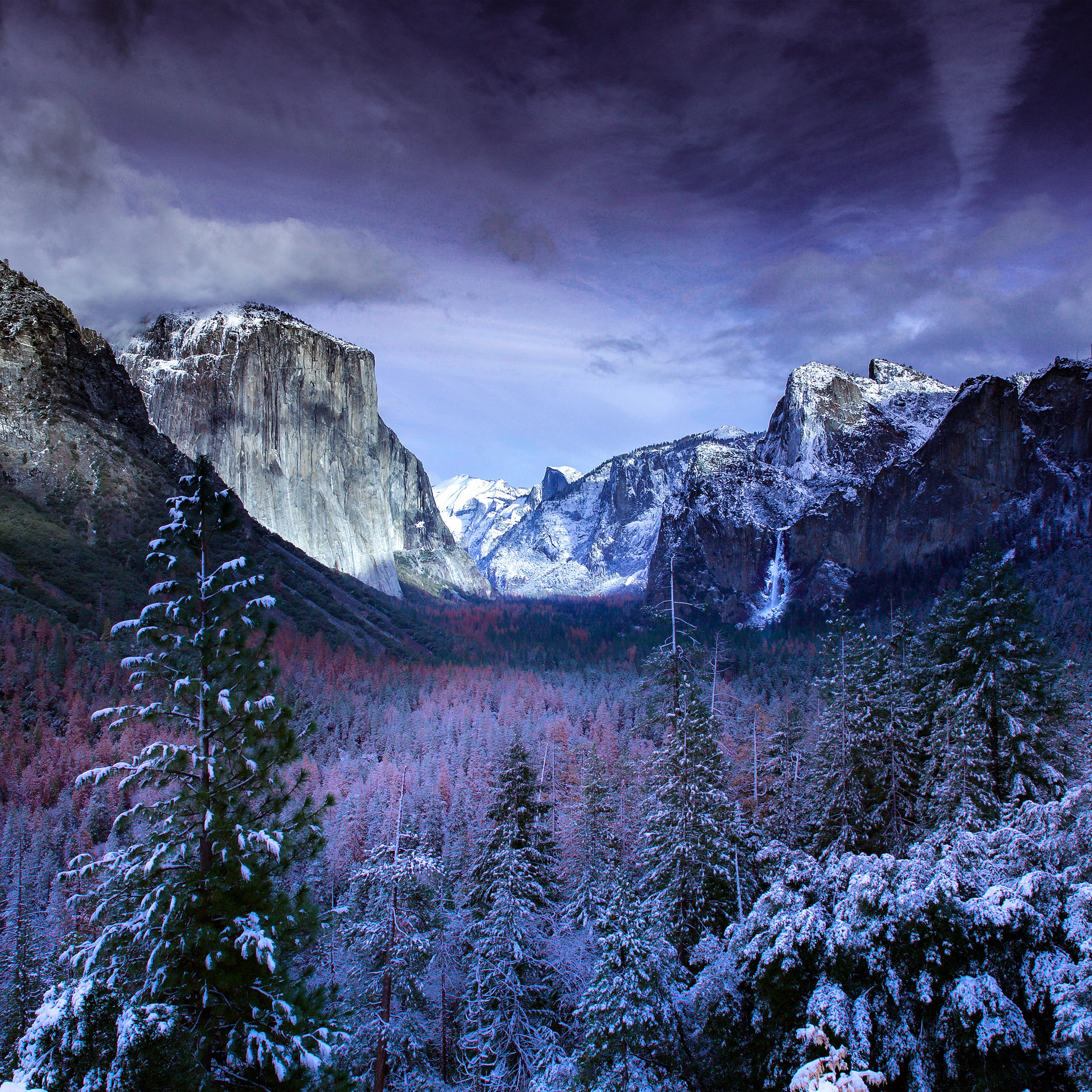 Winter Mountain Landscape 4k Hd Desktop Wallpaper For - Yosemite Iphone Wallpaper Hd , HD Wallpaper & Backgrounds