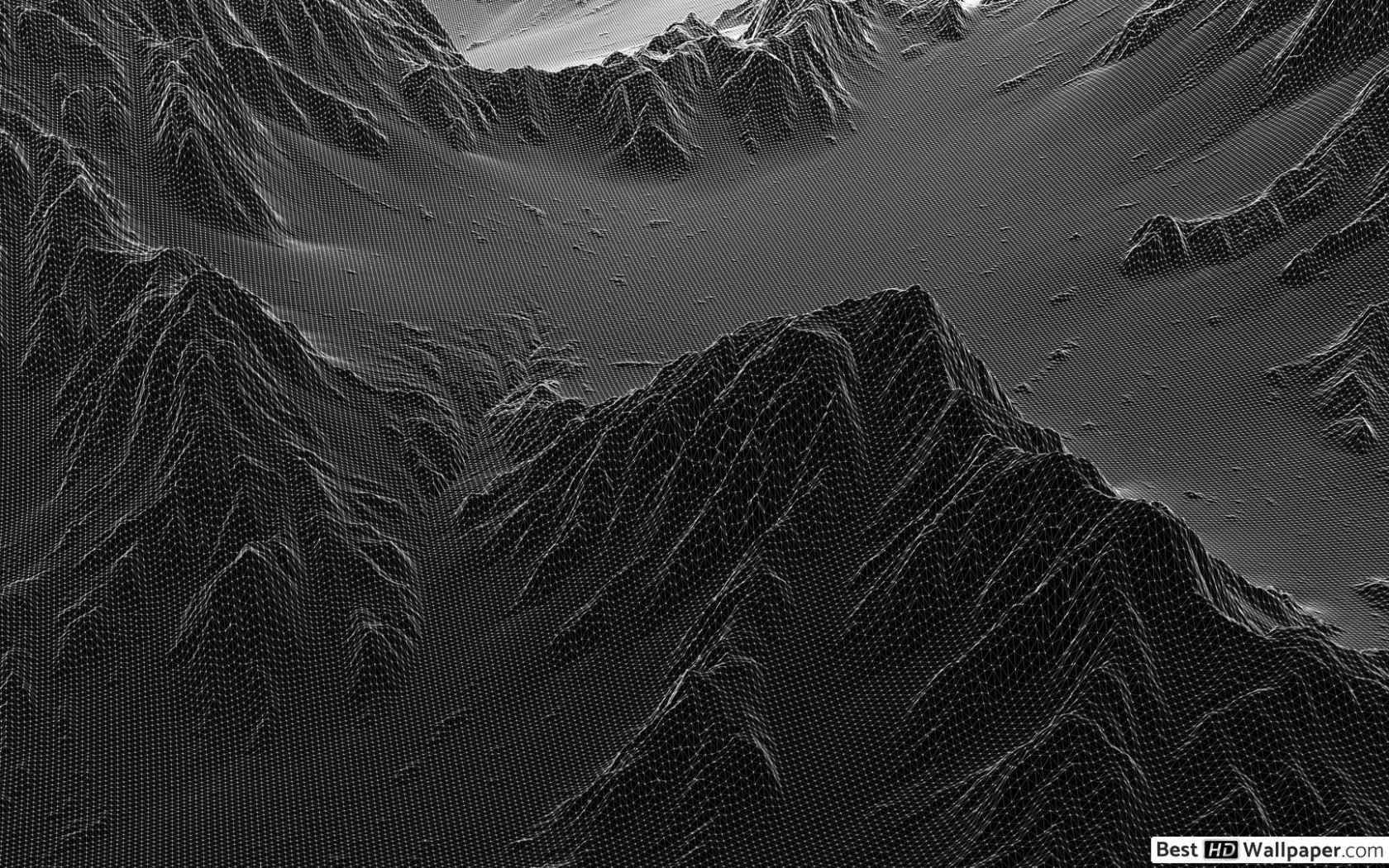 Wide - Mountain Wallpaper Hd 1920x1080 Black And White , HD Wallpaper & Backgrounds
