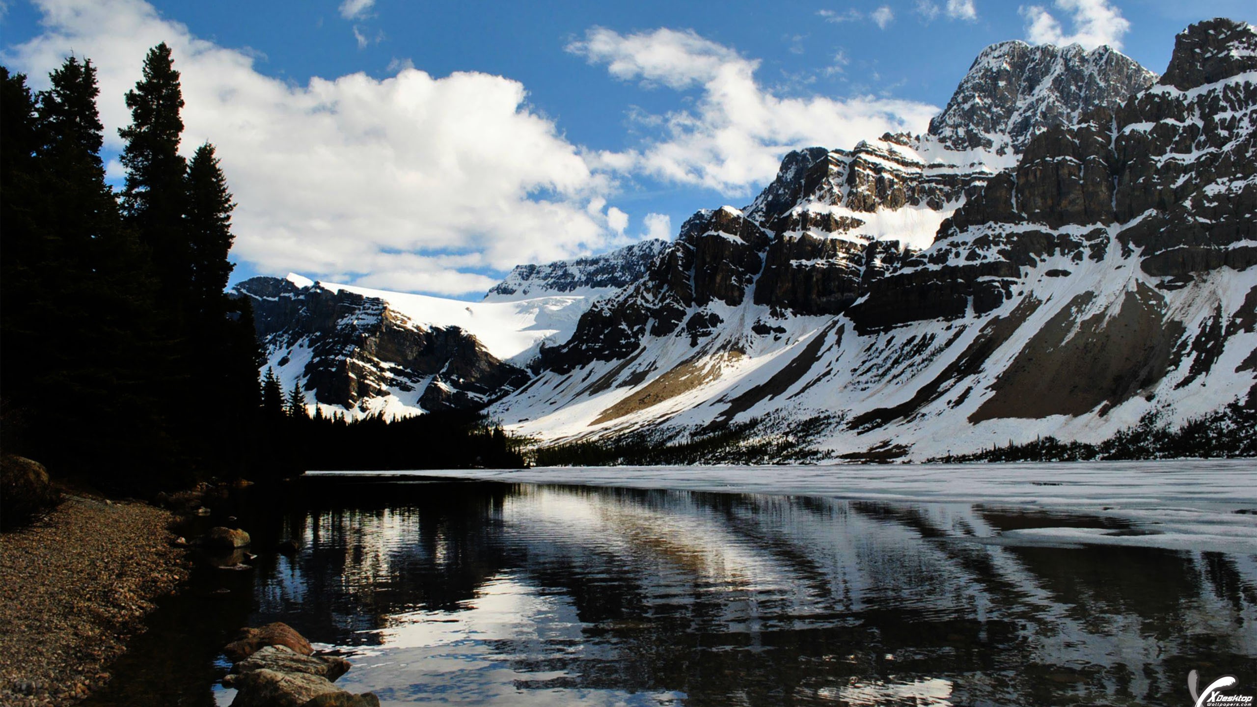 You Are Viewing Wallpaper - Bow Lake , HD Wallpaper & Backgrounds