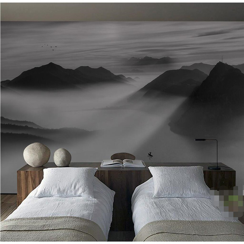 Custom Size Photo Background Wall Paper Black White - Studio Ko , HD Wallpaper & Backgrounds
