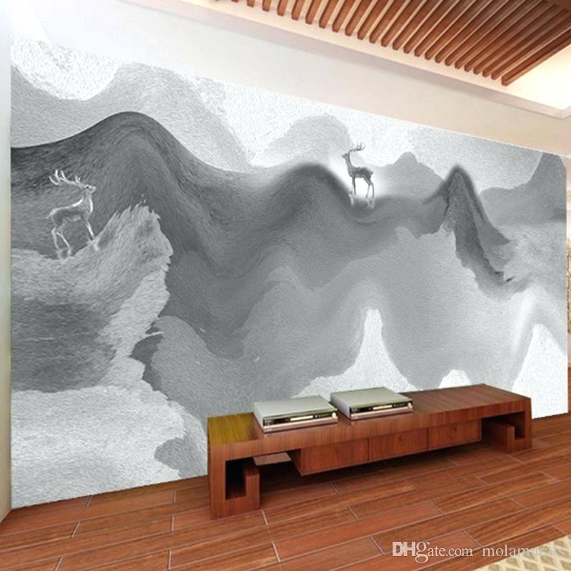 Mountain Wall Mural Custom Wallpaper Large Wall Murals - Mountain Mural Living Room , HD Wallpaper & Backgrounds