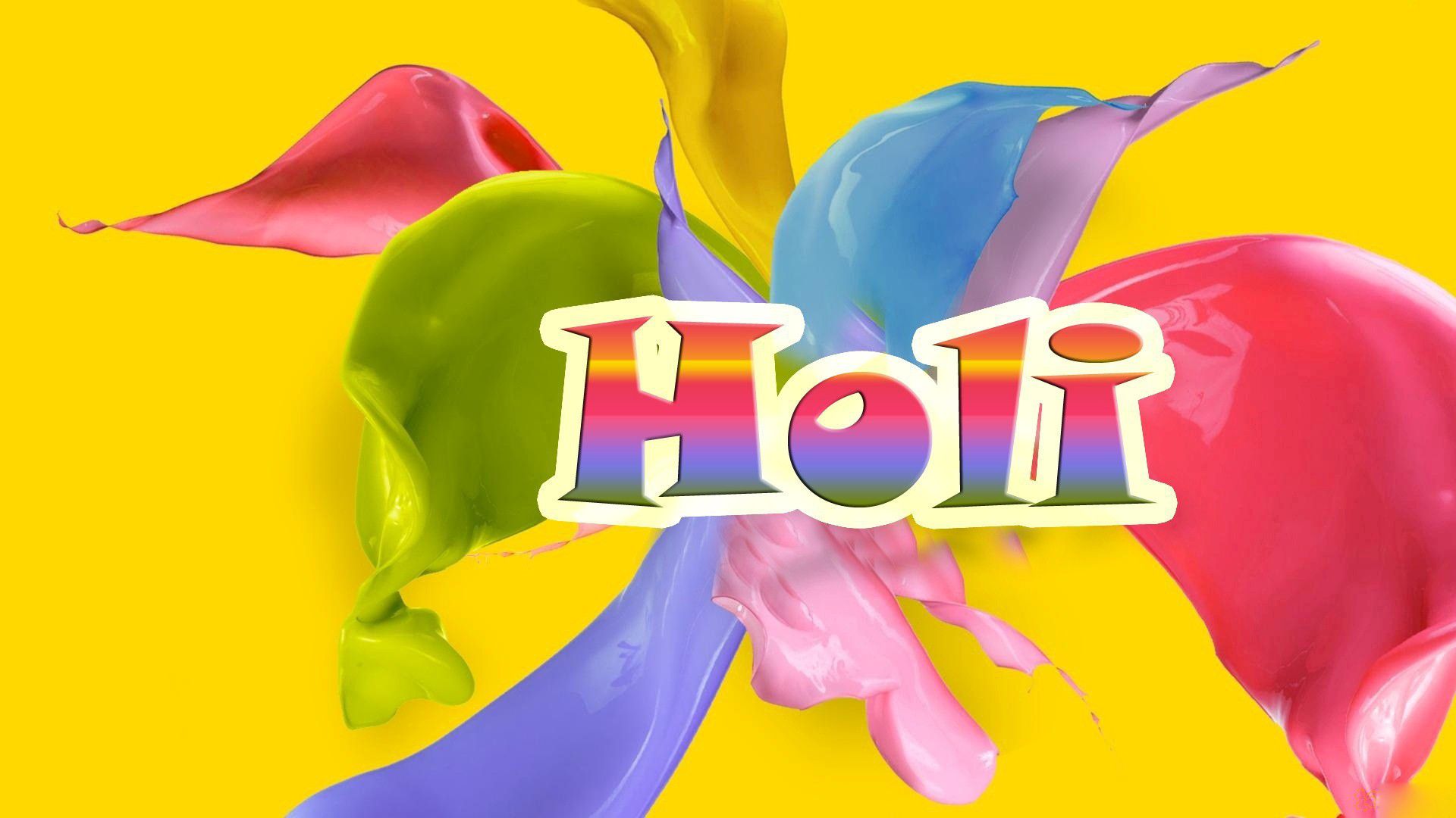Happy Holi 2012 Hd , HD Wallpaper & Backgrounds