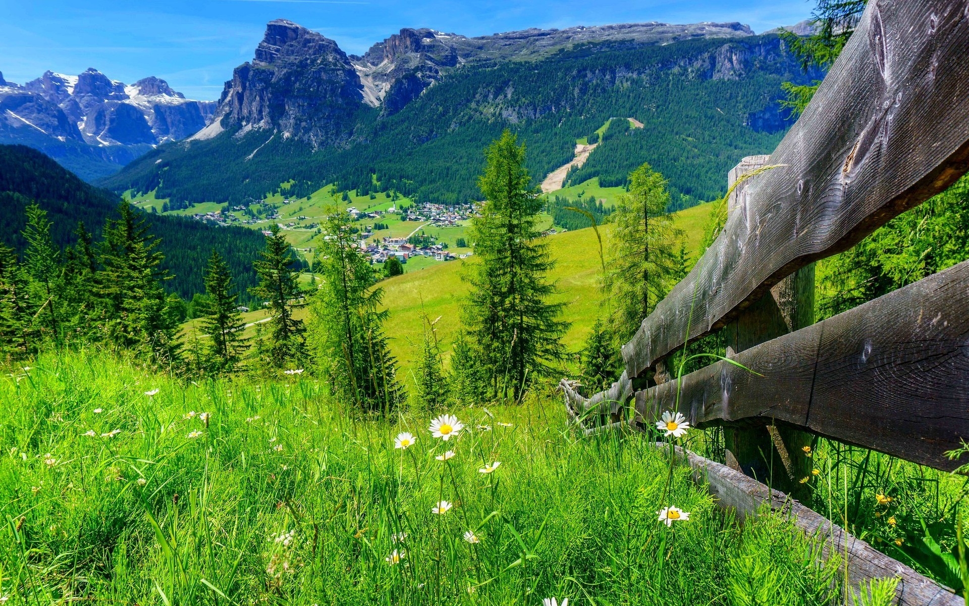 Spring Mountain Landscape Wallpaper - Spring Mountains , HD Wallpaper & Backgrounds