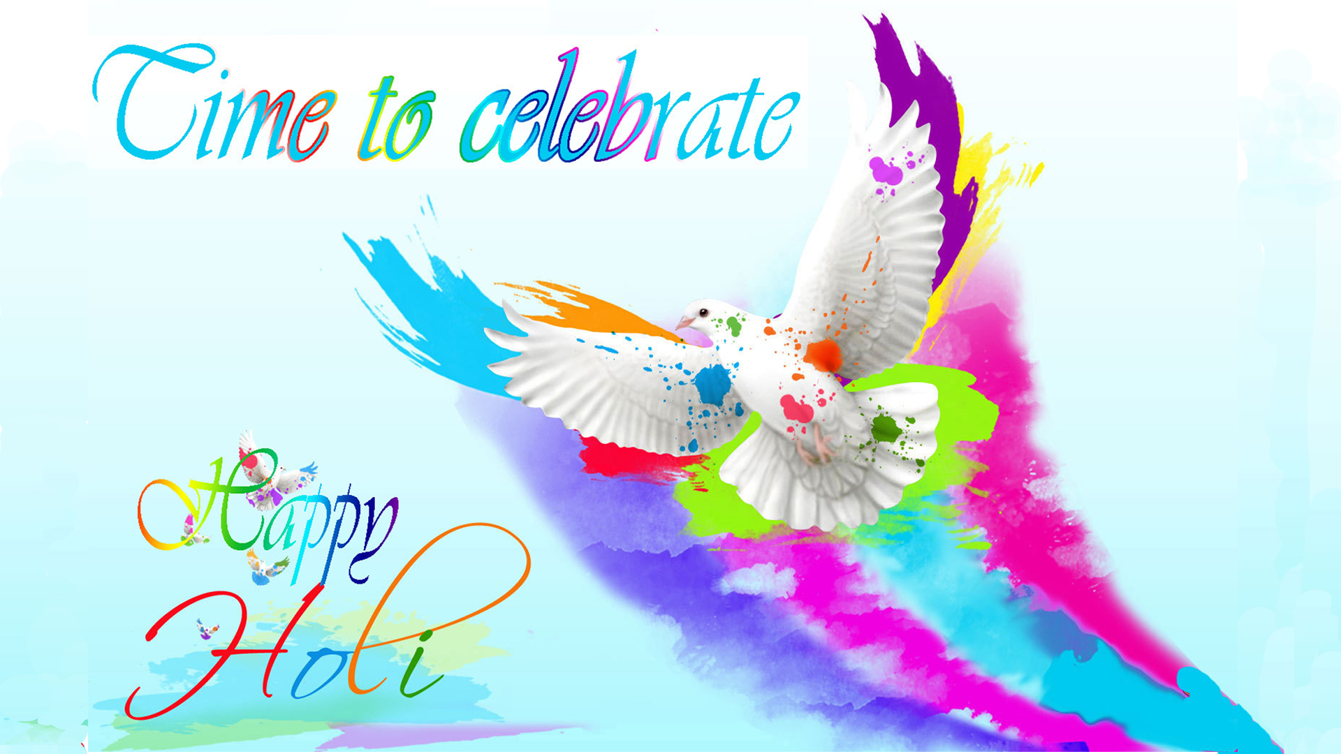 Available Downloads - Happy Holi Hd , HD Wallpaper & Backgrounds