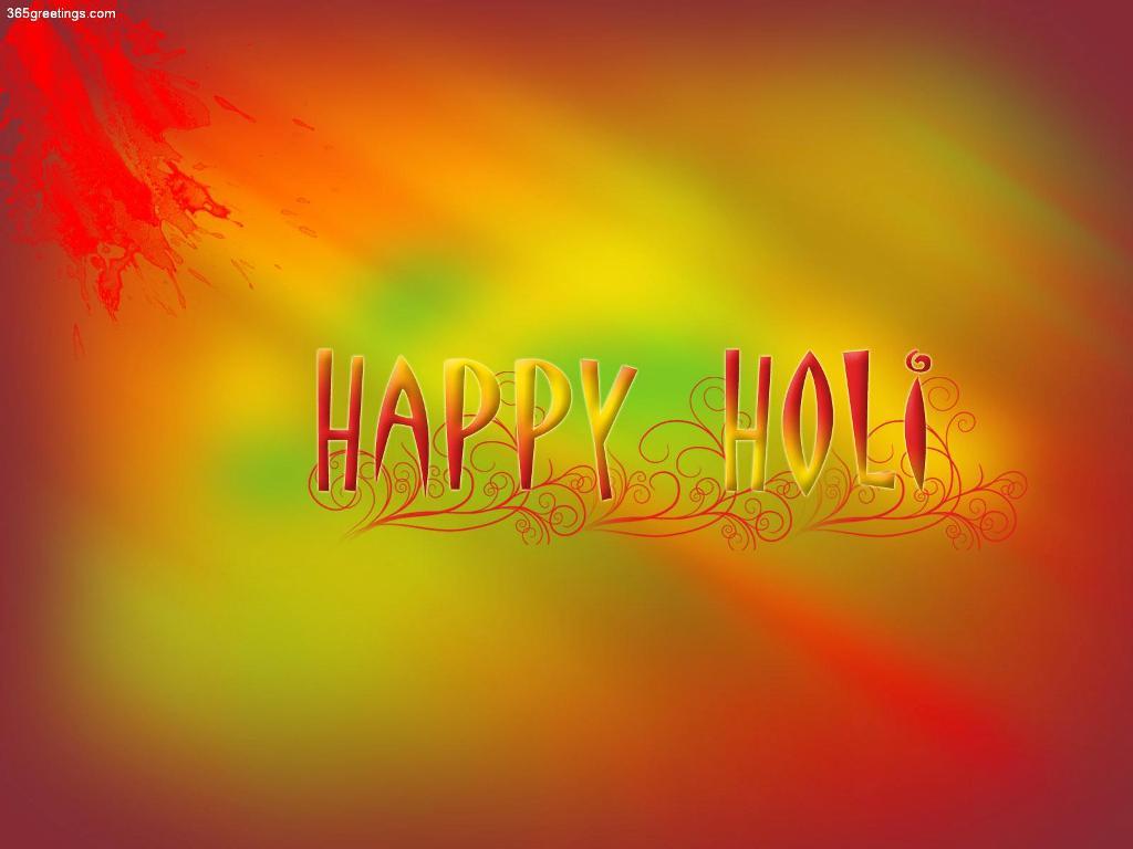 Happy Holi Wallpapers For Facebook, Whatsapp, Orkut, - Holi Wallpaper Desktop , HD Wallpaper & Backgrounds