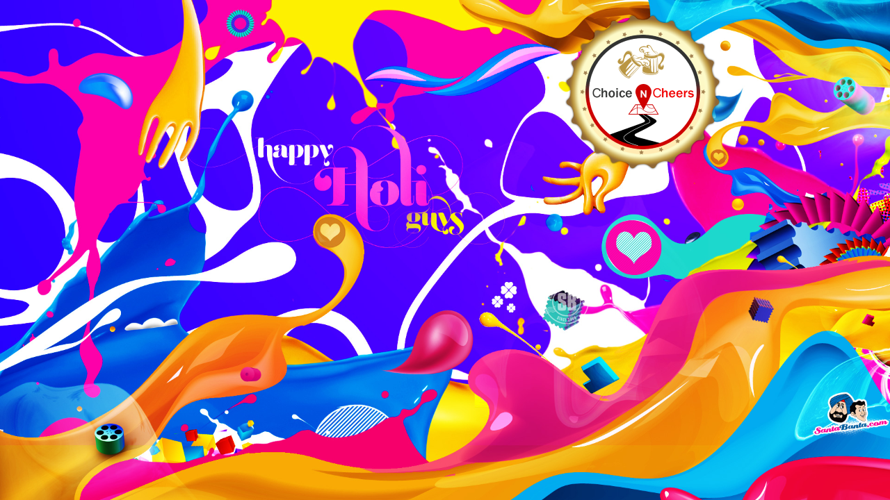 Funny Happy Holi Images, Sms, Wishes, Messages, Greetings, - Holi , HD Wallpaper & Backgrounds