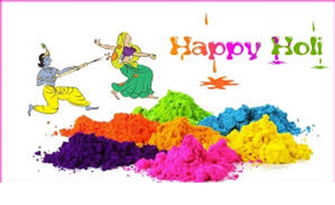 Holi Radha Krishna Photo - Happy Holi Color Png , HD Wallpaper & Backgrounds