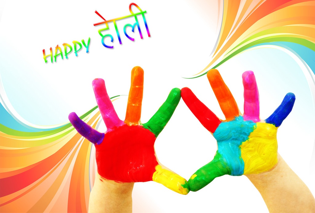 Happy Holi Hq Wallpapers - Holi Wishes For Girlfriend , HD Wallpaper & Backgrounds