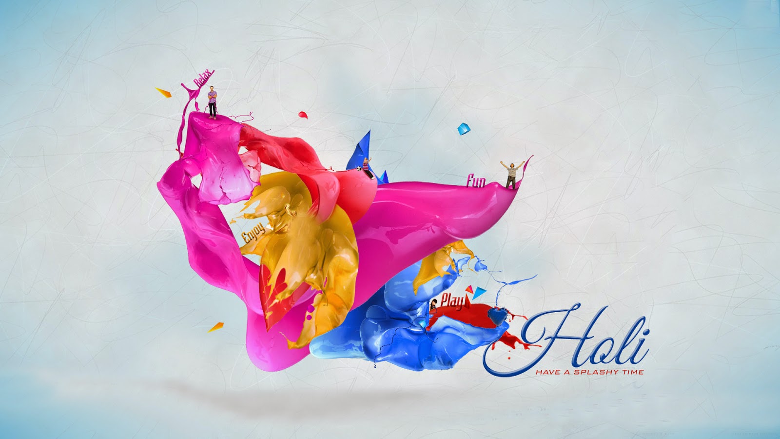 Happy Holi Wallpaper - 1080p Happy Holi Hd , HD Wallpaper & Backgrounds