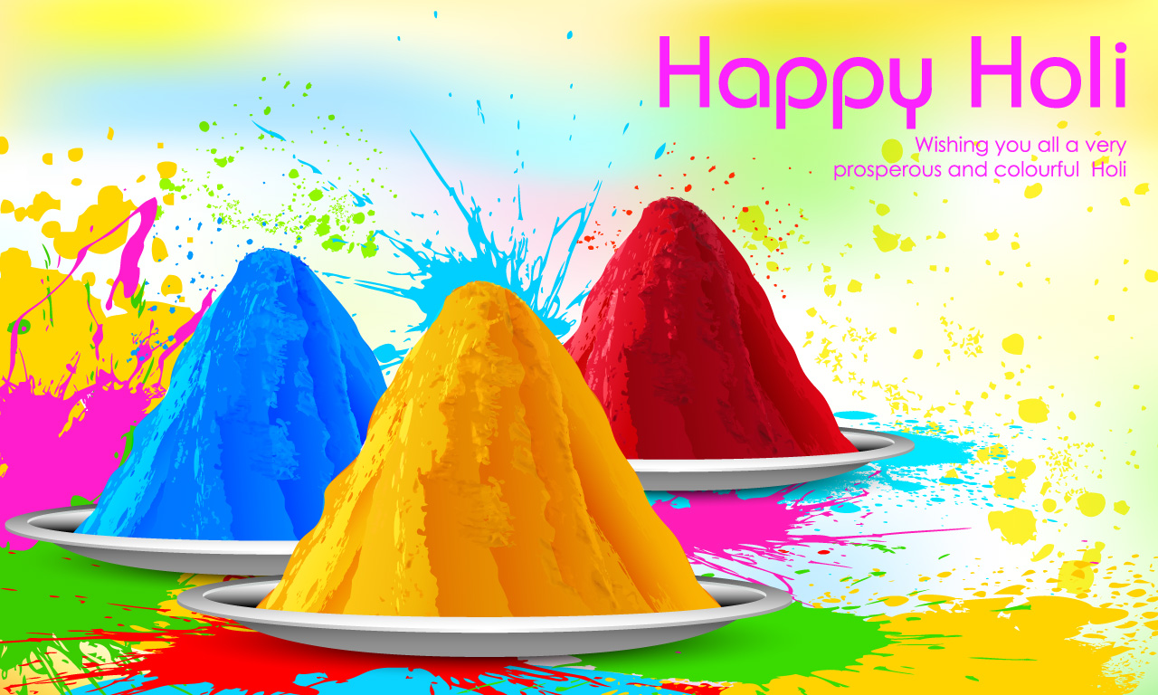 Holi Picture - Happy Holi Colour Full , HD Wallpaper & Backgrounds