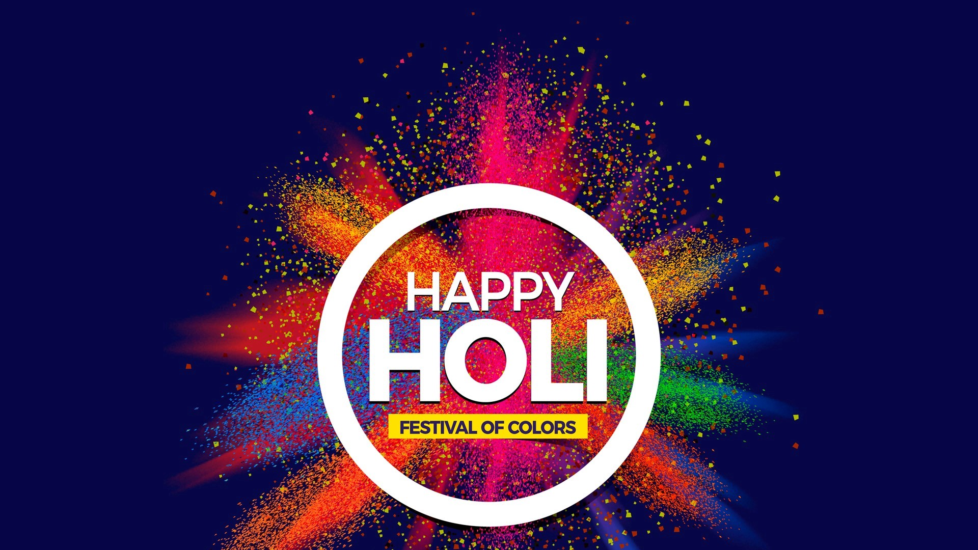 Hd Wallpaper Of Happy Holi - Happy Holi In Advance 2019 , HD Wallpaper & Backgrounds
