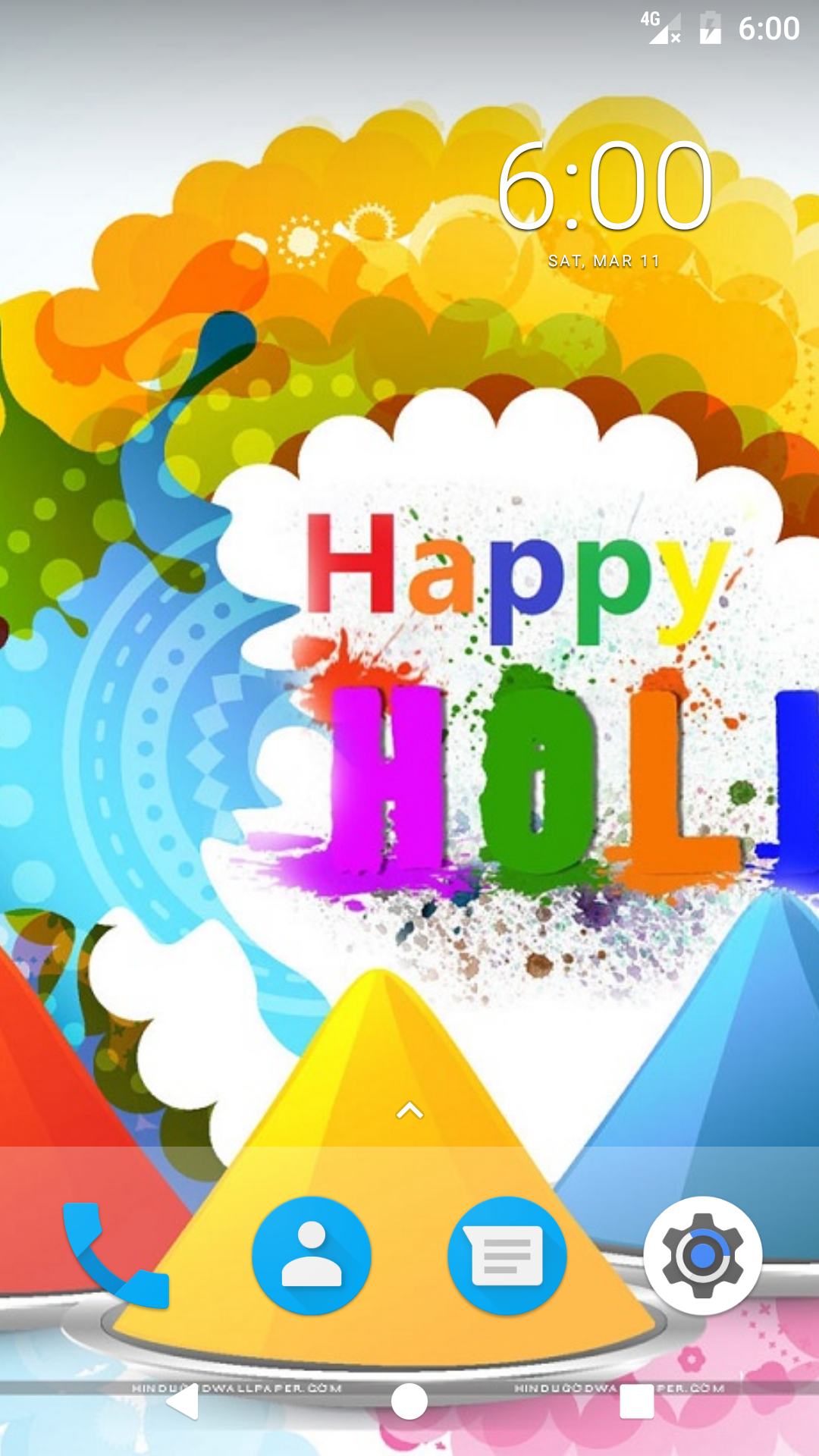 You Must Go To Happy Holi Wallpapers Iphone Background - Holi Background Hd Png , HD Wallpaper & Backgrounds