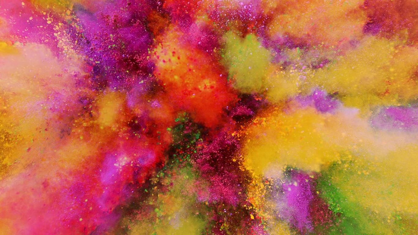 colourful holi