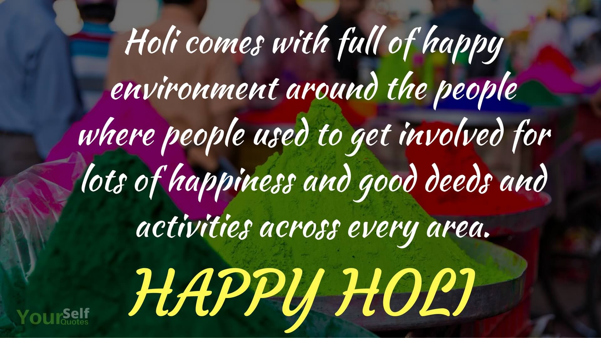 Best Happy Holi Wishes - Holi Wishes , HD Wallpaper & Backgrounds