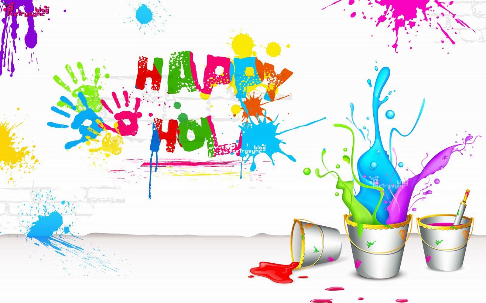 Happy Holi Festival Of Colors Hd 3d Wallpapers With - Picsart Holi Png Hd , HD Wallpaper & Backgrounds