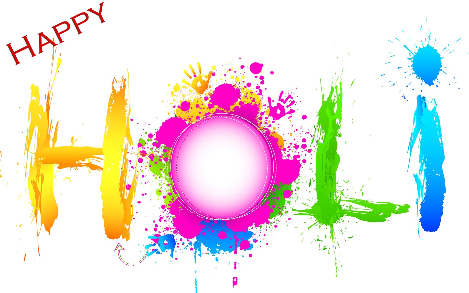 Happy Holi Wallpaper Background Hd 3d - Happy Holi 2019 Wishes , HD Wallpaper & Backgrounds