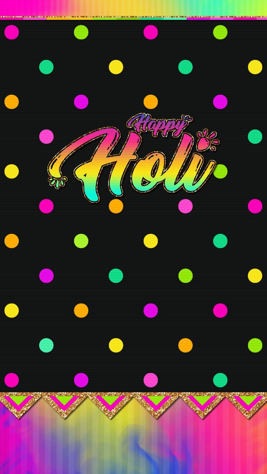 Happy Holi Simple Wallpapers, Phone Backgrounds, Iphone - Polka Dot , HD Wallpaper & Backgrounds