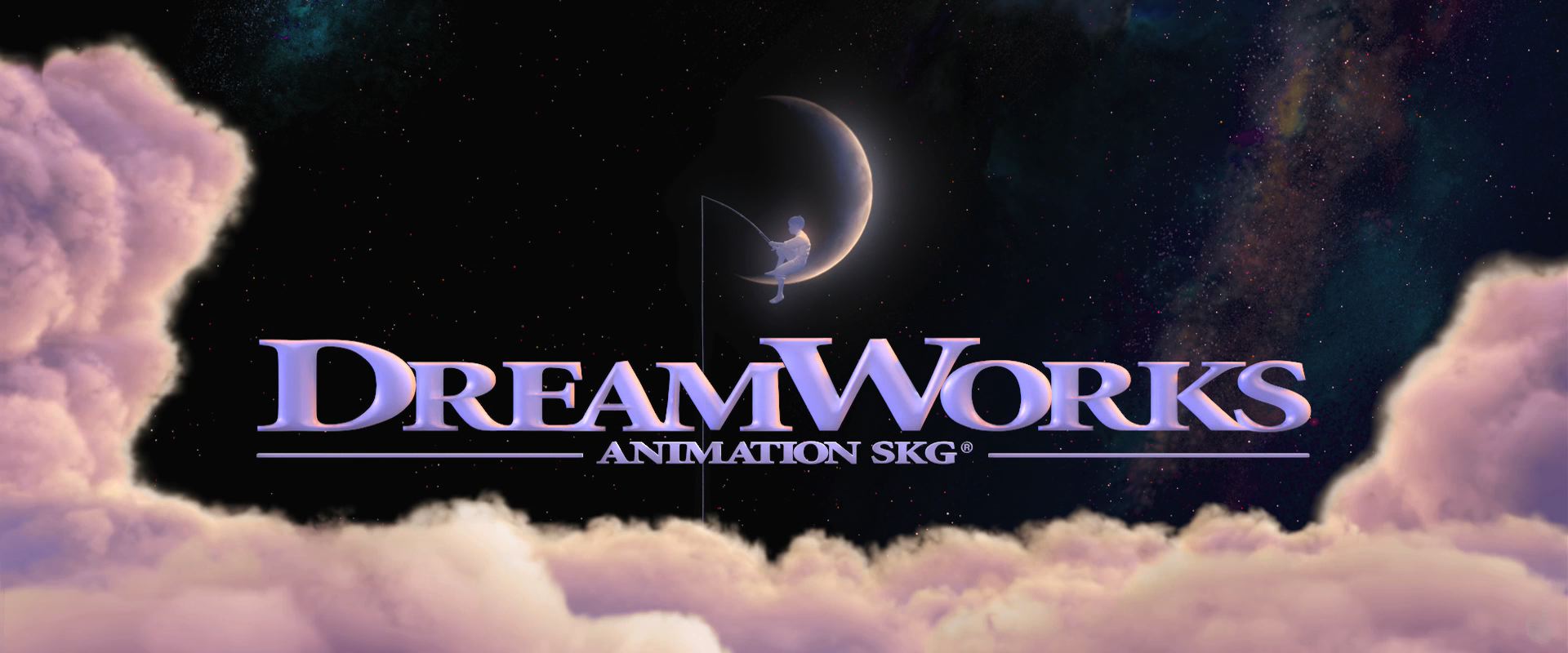 Dreamworks Studio Logo Showing Crescent Moon In A Night - Dreamworks Animation , HD Wallpaper & Backgrounds