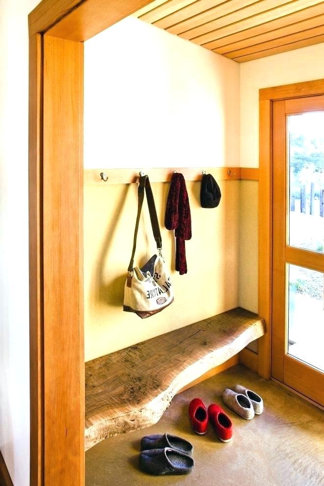 Foyer Bench Ideas Foyer Bench Ideas Entry Farmhouse Live Edge