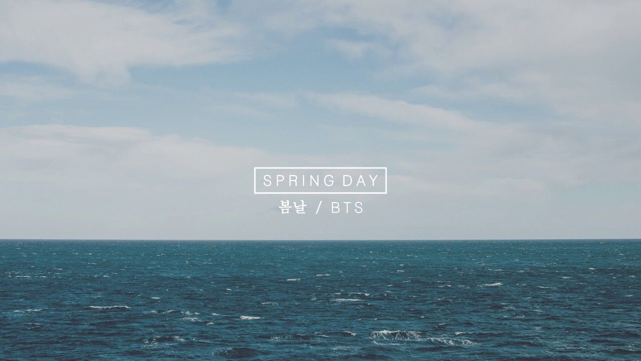 Bts Aesthetic Wallpaper Desktop ✓ Best Hd Wallpaper - Spring Day Music Box , HD Wallpaper & Backgrounds