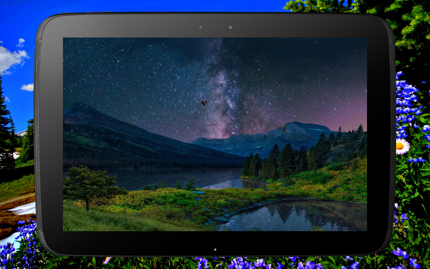 Ms Tablet 4 - Springtime In The Mountains , HD Wallpaper & Backgrounds