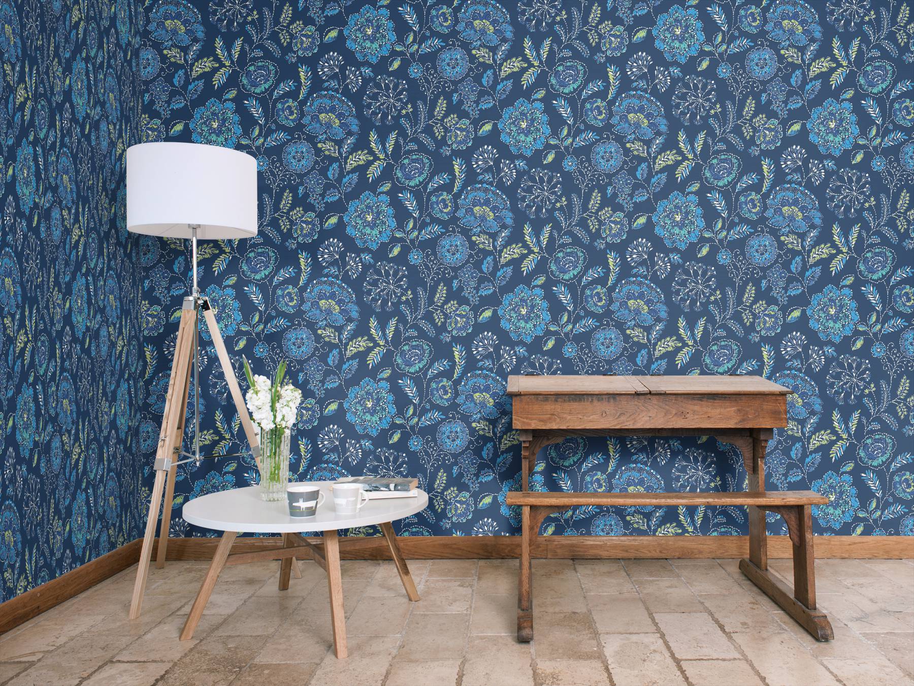Tropez Floral - Cole And Son Allium , HD Wallpaper & Backgrounds
