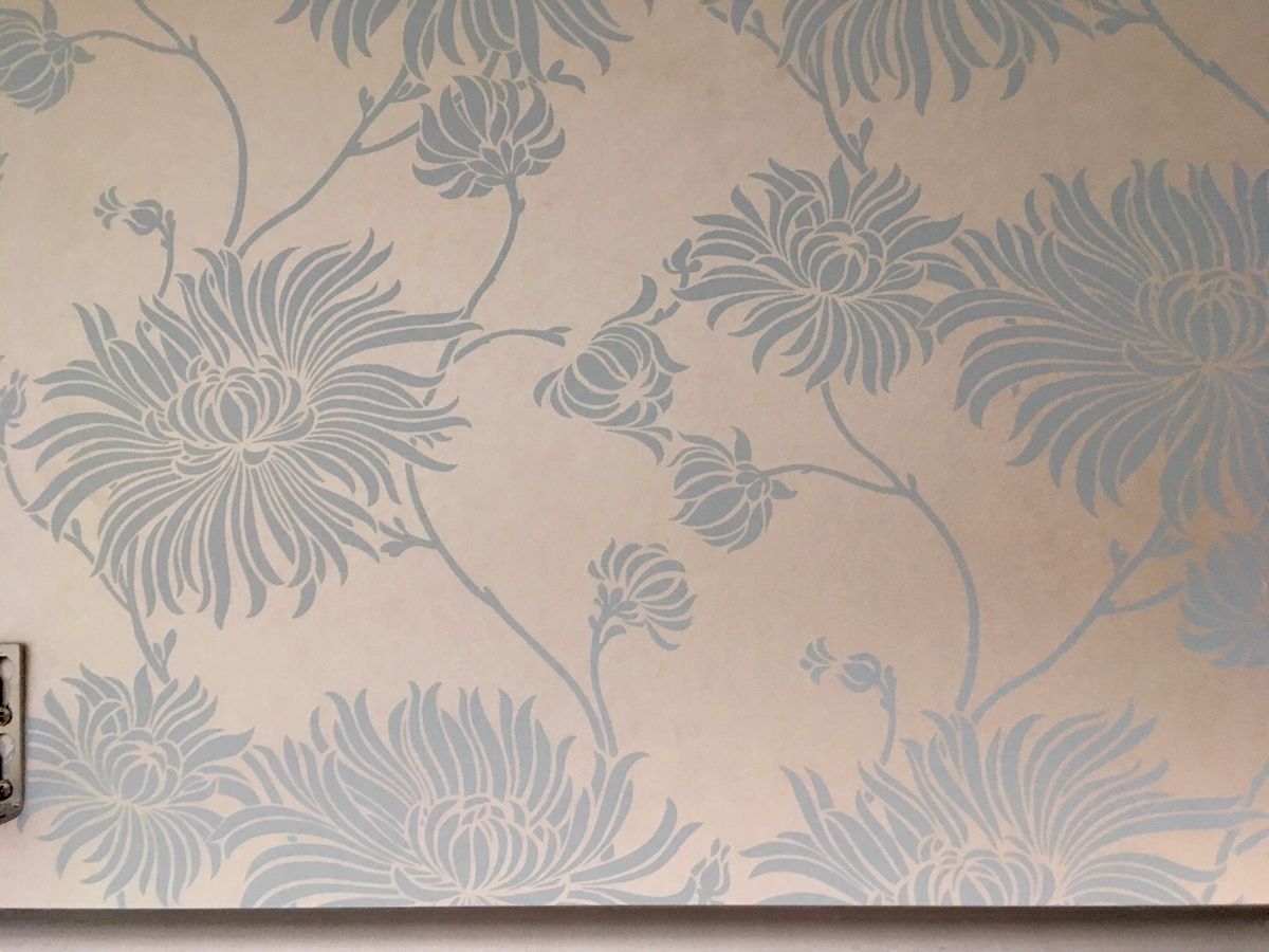 Laura Ashley Wallpaper Kimono Duck Egg Roll - Wallpaper , HD Wallpaper & Backgrounds