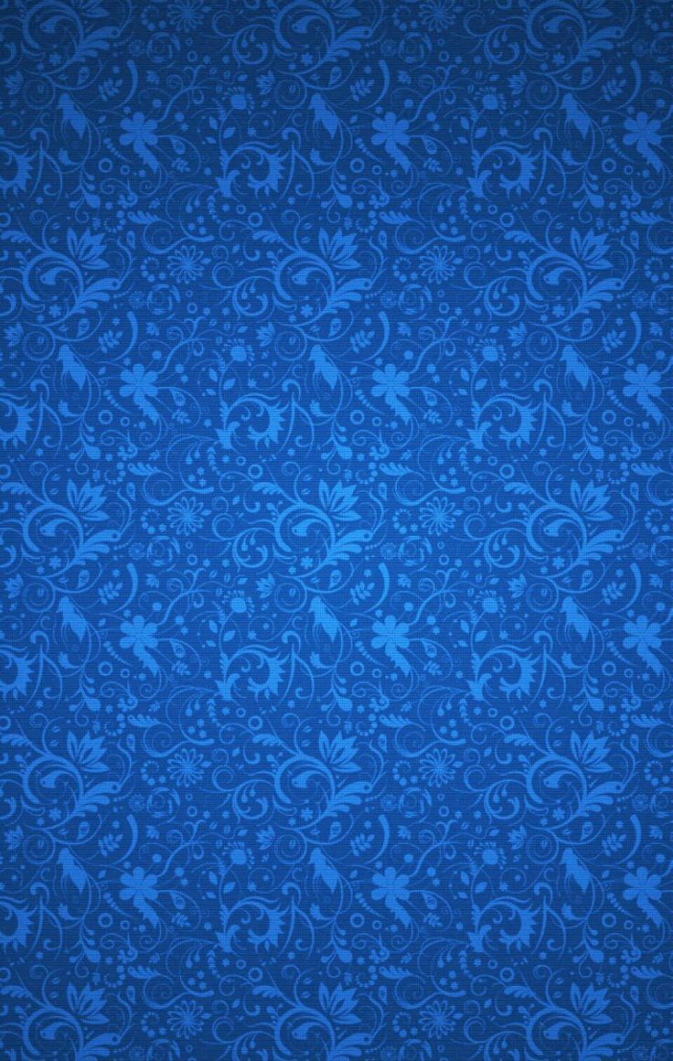 Royal Blue Floral - Royal Blue Background Design , HD Wallpaper & Backgrounds