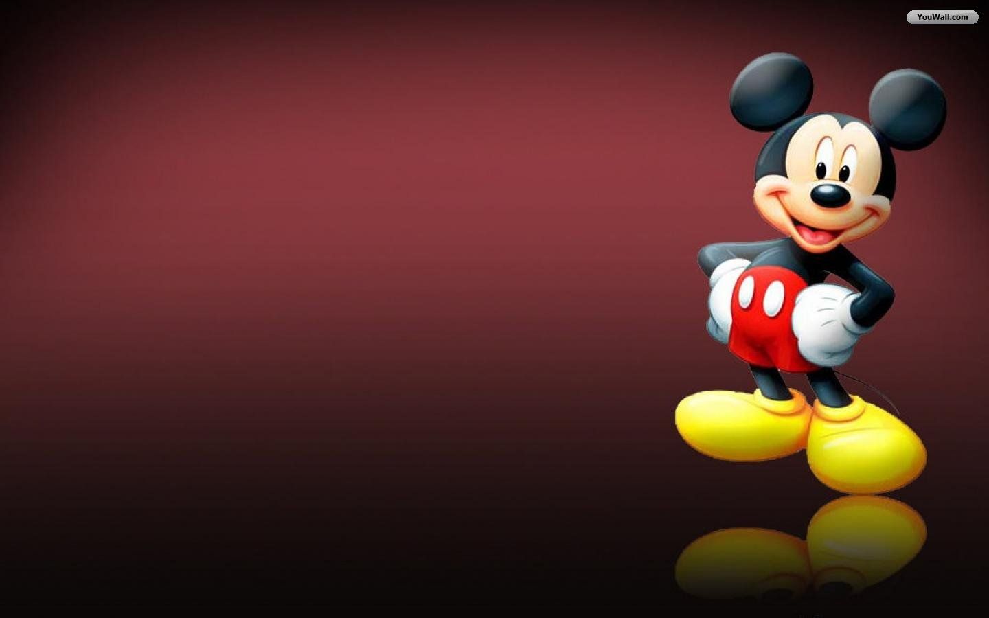 Background Power Point Kartun Disney - Mickey Mouse Birthday Background , HD Wallpaper & Backgrounds