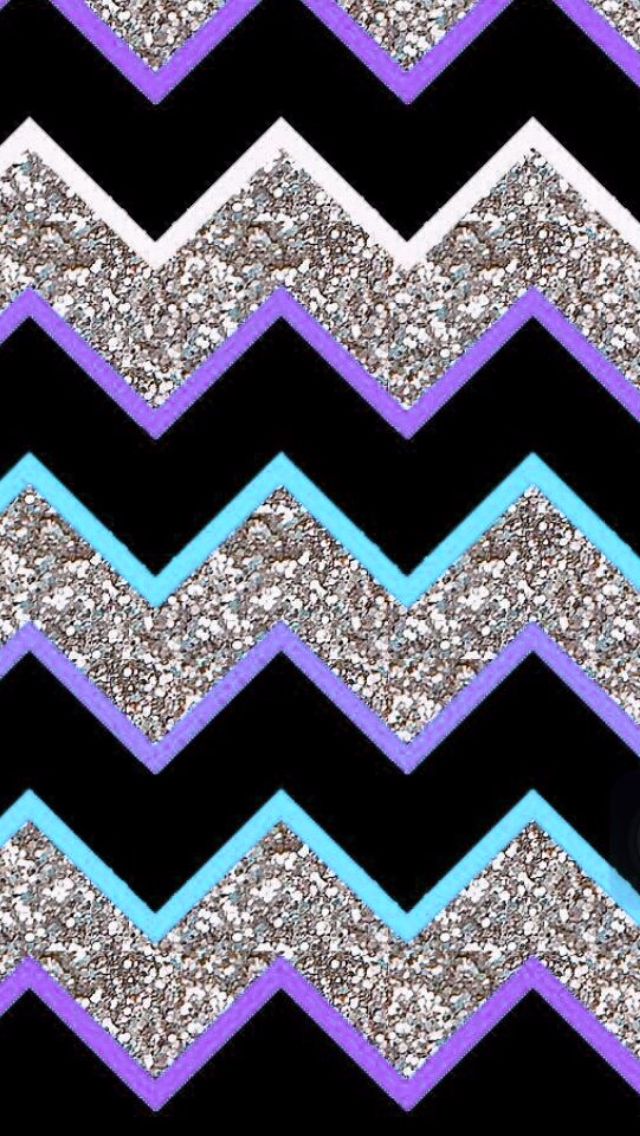 Purple Teal Grey Glitter Chevron - Purple Glitter Chevron , HD Wallpaper & Backgrounds