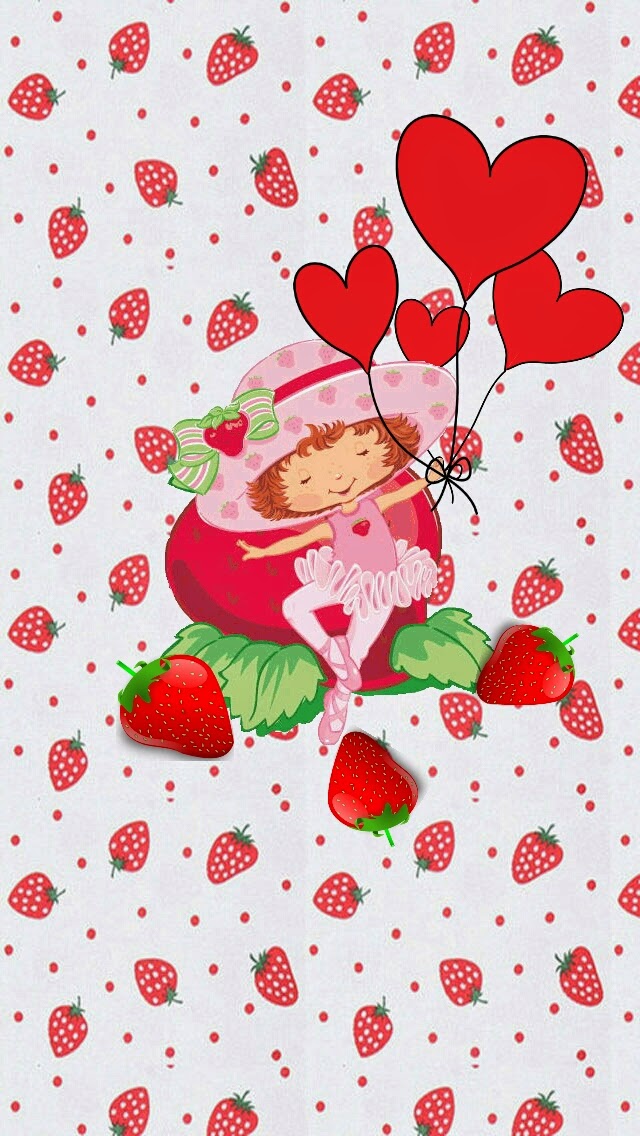 Cute Girly Wallpapers For Your Phone - Cute Strawberry Wallpapers For Mobile , HD Wallpaper & Backgrounds