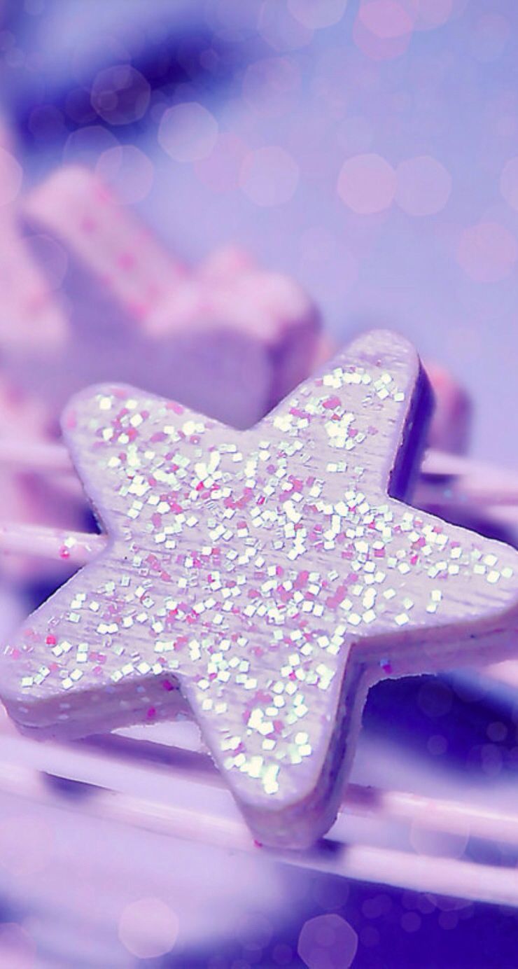 Glitter Star - Cute Wallpaper For Mobile , HD Wallpaper & Backgrounds