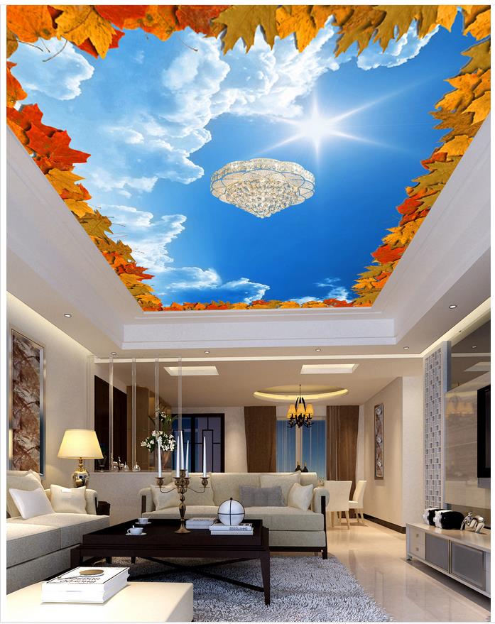 Gökyüzü Wallpaper - 3d Ceiling Mural , HD Wallpaper & Backgrounds