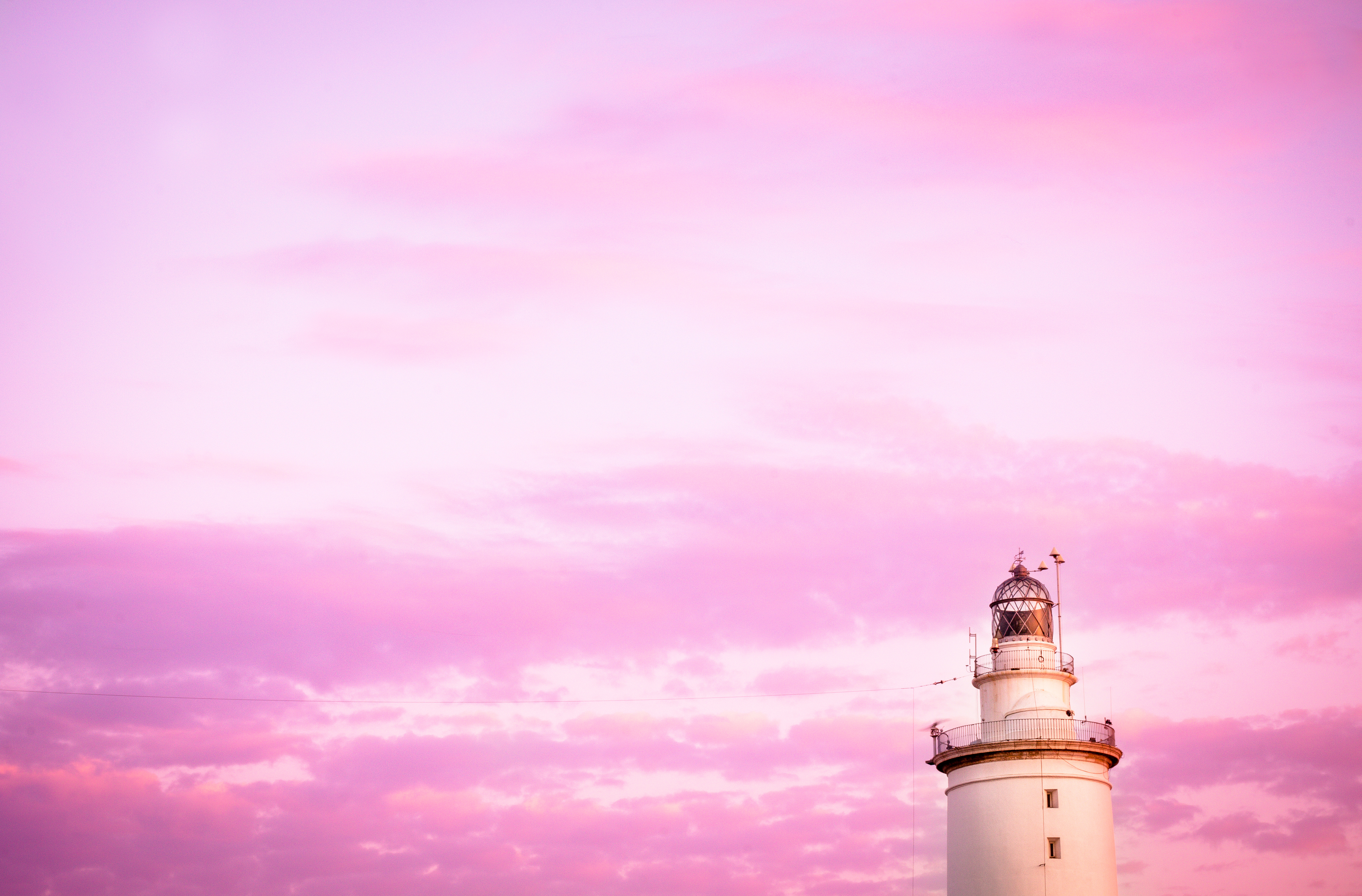 Wallpaper Lighthouse, Clouds, Sky, Pink - High Resolution Pink Clouds Background , HD Wallpaper & Backgrounds
