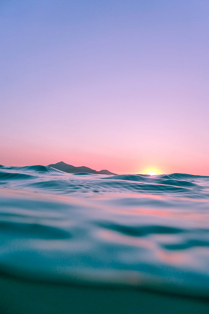 Good Morning, Body Of Water During Dawn, Sunset, Sunrise, - Iphone Xs Wallpaper Sea , HD Wallpaper & Backgrounds
