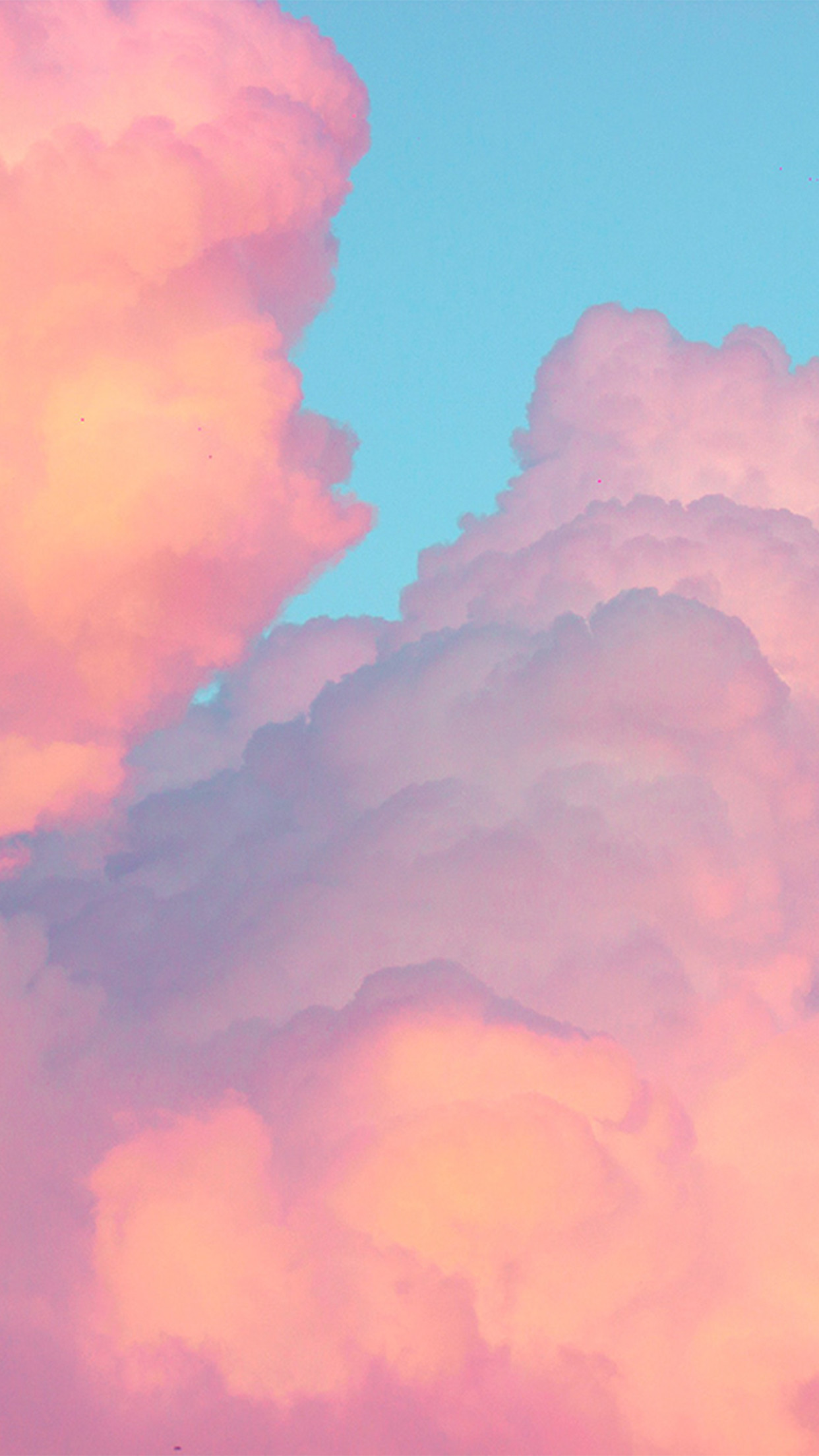 Iphone 6 Plus - Pink Clouds Wallpaper Iphone X , HD Wallpaper & Backgrounds