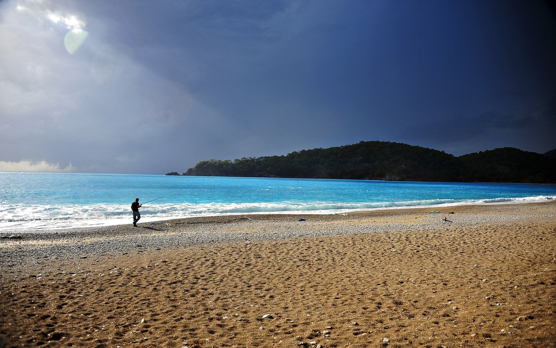 Beach, Light,download Cool Images, Ocean Wallpapers,seaaeyaey, - Пляж Бельджекиз , HD Wallpaper & Backgrounds