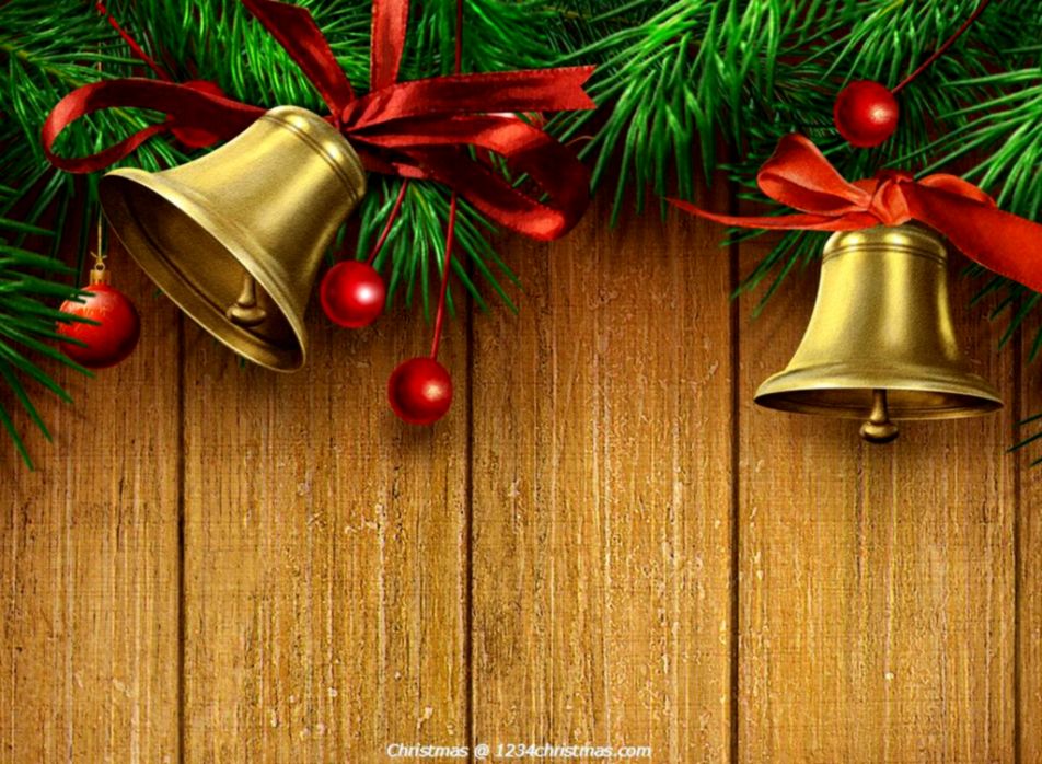 Christmas Bells Wallpapers For Free Download - Christmas Background Red And Gold , HD Wallpaper & Backgrounds