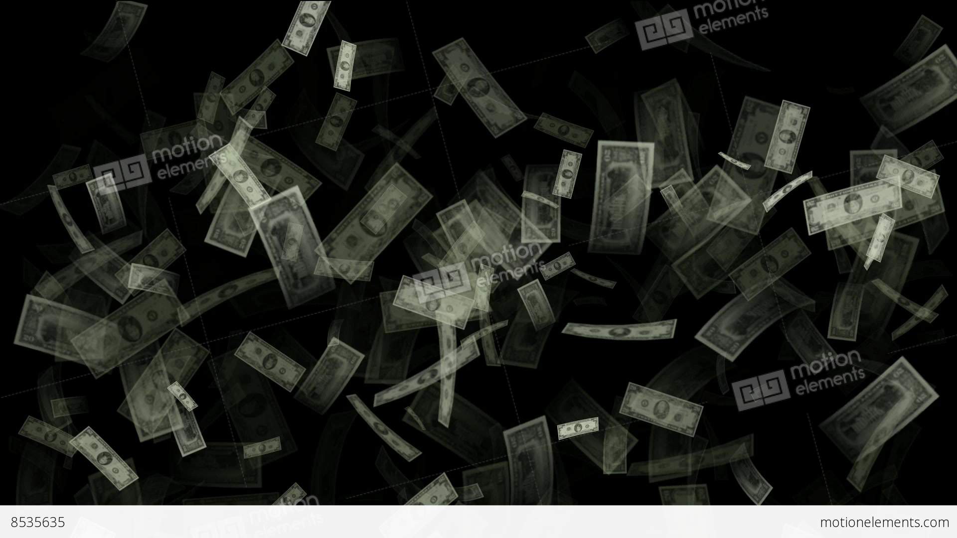 Falling Money Stock Video Footage - Falling Money Black And White , HD Wallpaper & Backgrounds