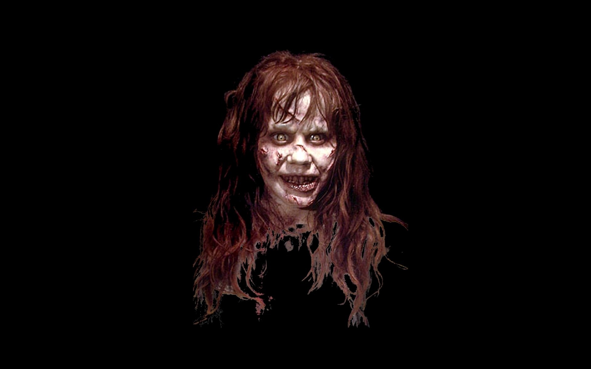 Windows Wallpaper The Exorcist By Lavar Nash Williams - Exorcist Scary Face Gif , HD Wallpaper & Backgrounds