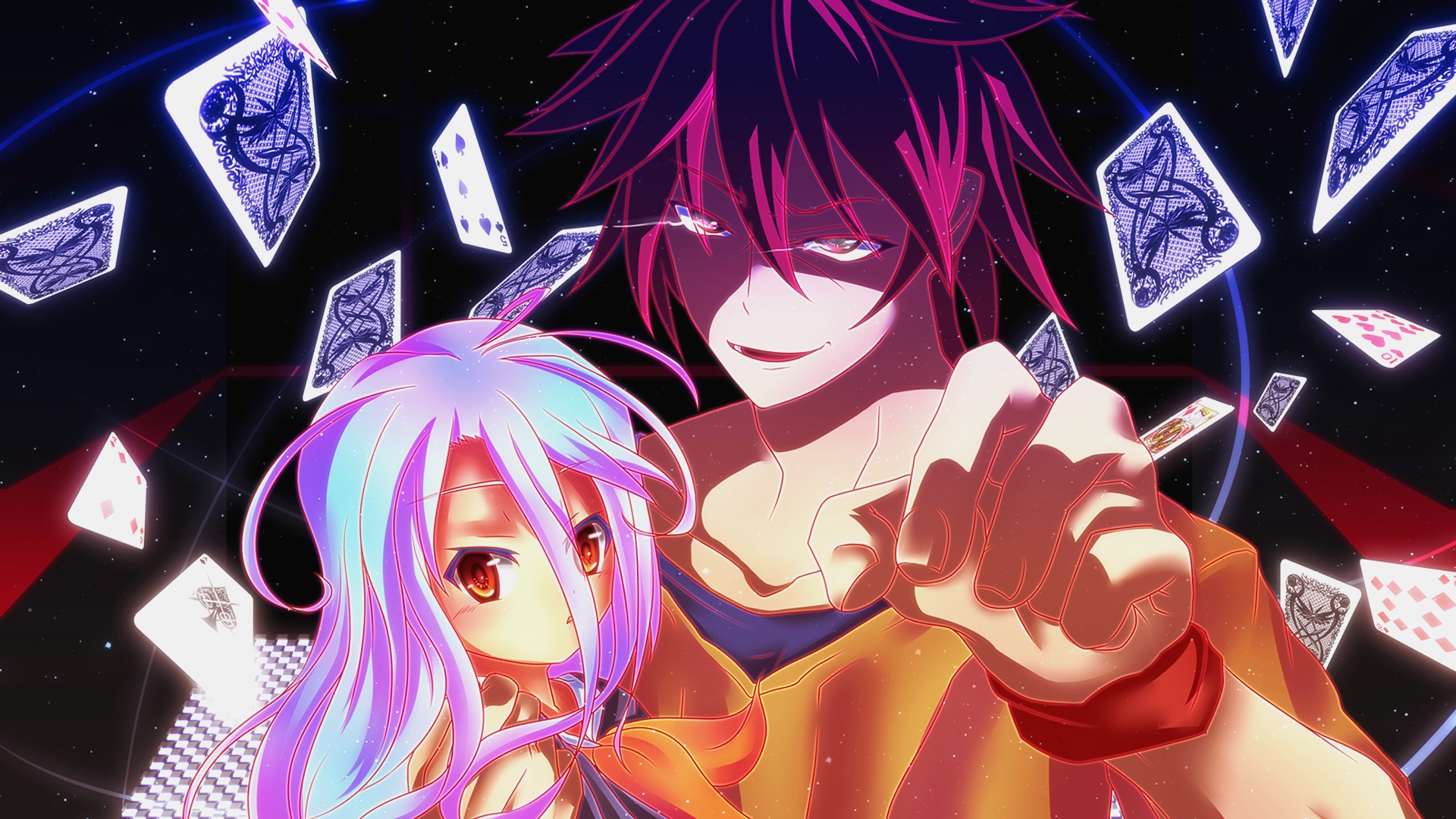 Shiro And Sora No Game No Life Anime Hd 1080p Wallpaper - No Game No Life , HD Wallpaper & Backgrounds